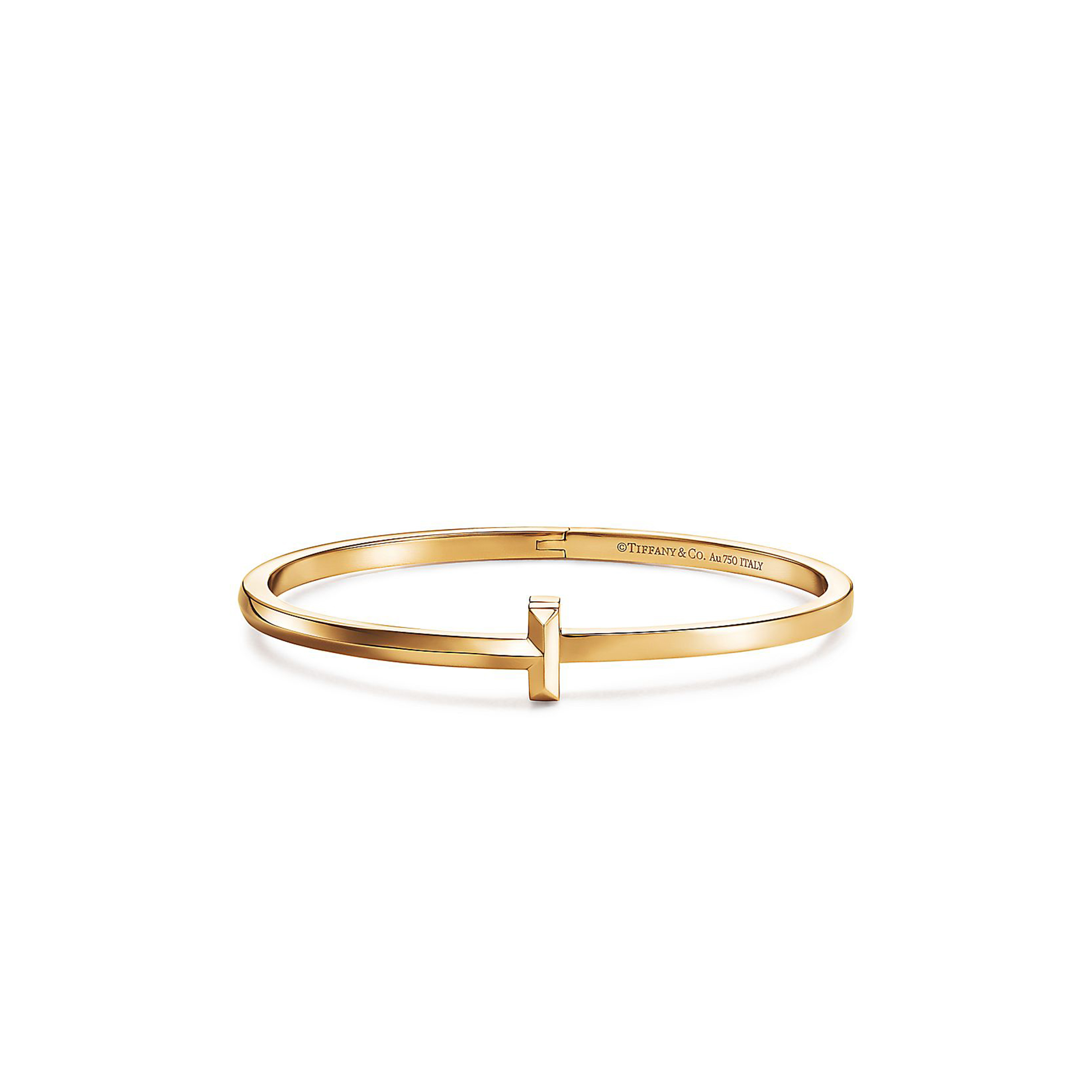 TIFFANY T1 NARROW HINGED BANGLE IN YELLOW GOLD 67794257